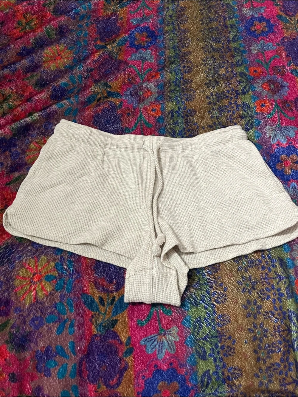 Forever 21 Cream Knit Cozy Lounge Shorts Size Juniors Small